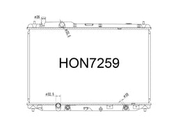 Fenix Cooling Radiator Honda Elysion 3.5L V6 Petrol 2004-2013 Autofit