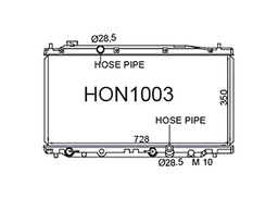 Fenix Cooling Radiator Honda Fit GE6 & City 2007-2014 Autofit