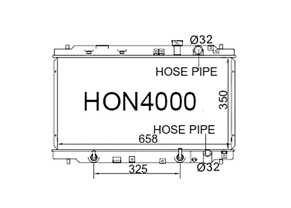 Fenix Cooling Radiator Honda Integra & Integra Type R DB / DC 1.8L Petrol 1993-2001 Autofit