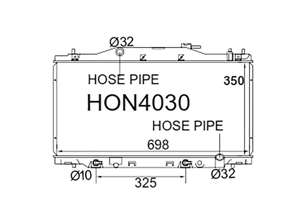 Fenix Cooling Radiator Honda Integra & Integra Type R DC5 2.0L Petrol 2001-2006 Autofit