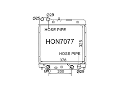 Fenix Cooling Radiator Honda Jazz / Fit GD 1.2L & 1.3L Petrol 2001-2005 [Narrow] Autofit