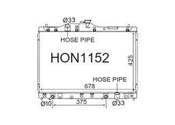 Fenix Cooling Radiator Honda Legend KA7 / KA8 1990-1995 Autofit