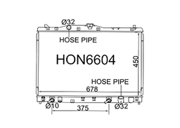 Fenix Cooling Radiator Honda Legend KA9 1995-2004 Autofit