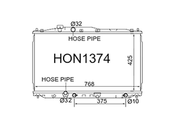Fenix Cooling Radiator Honda Odyssey RB1 / RB2 2003-2008 Autofit