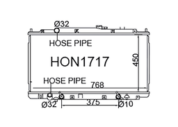Fenix Cooling Radiator Honda Odyssey RL1 1999-2001 Autofit