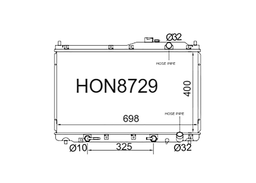 Fenix Cooling Radiator Honda Stepwagon RF 1996-2001 Autofit