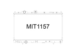 Fenix Cooling Radiator Mitsubishi Lancer Evo IV, V & VI 4G63 1996-2001 Autofit