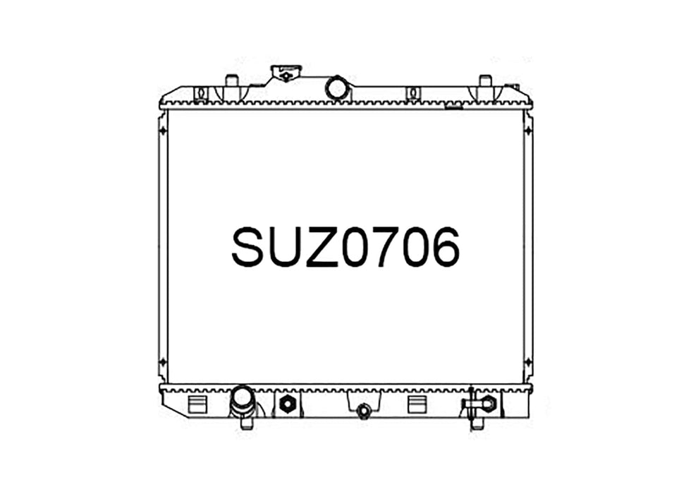 Fenix Cooling Radiator Suzuki Splash 1.2L Petrol 2008-2014 Autofit