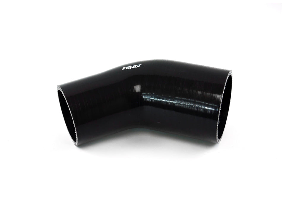 Fenix Cooling Silicone Joiner 2.5" - 3.0" / 63mm - 76mm Silicone Hose Elbow Reducer - 45° Autofit