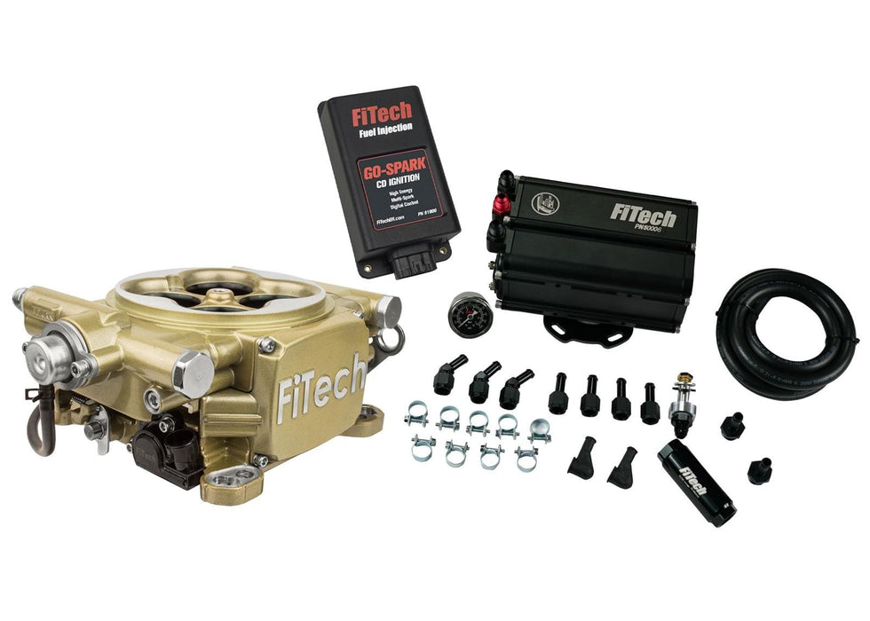 FiTech Fuel Injection FiTech Easy Street 600 HP EFI System Force Fuel Injection Master Kits 35505 Autofit