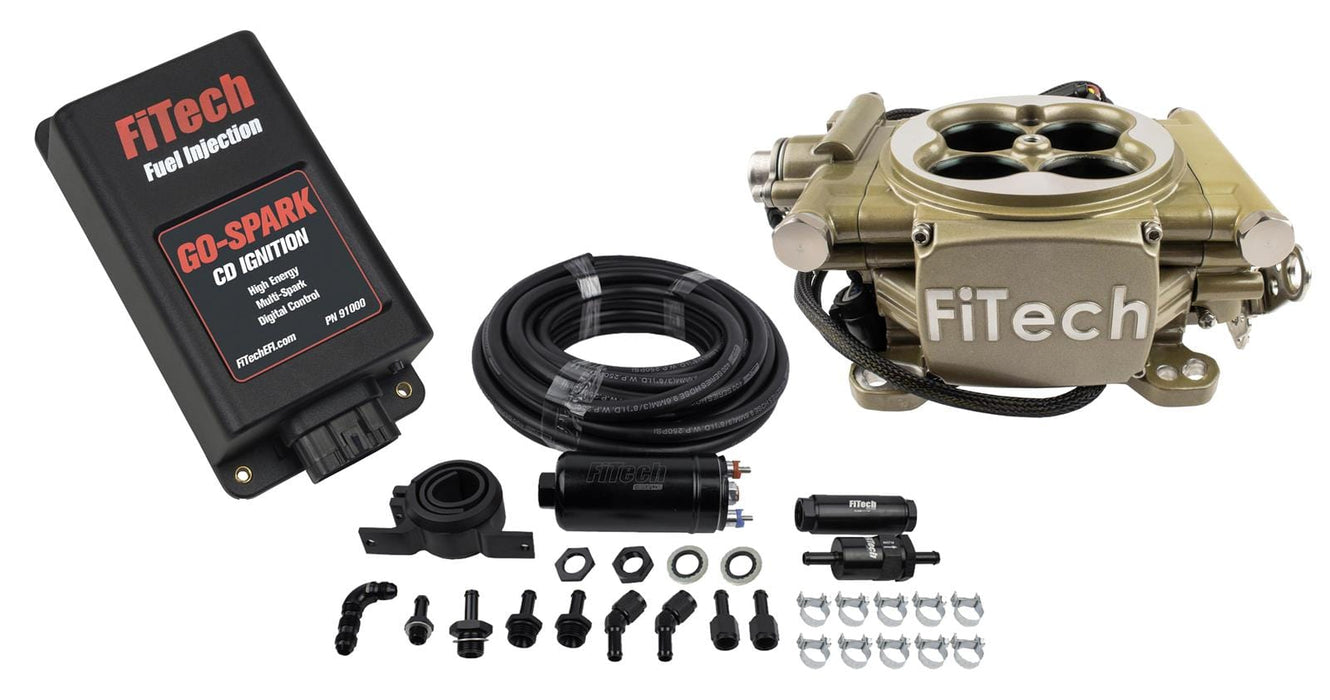 FiTech Fuel Injection FiTech Easy Street 600 HP EFI System/Go-Spark Fuel Injection Master Kits 93105 Autofit