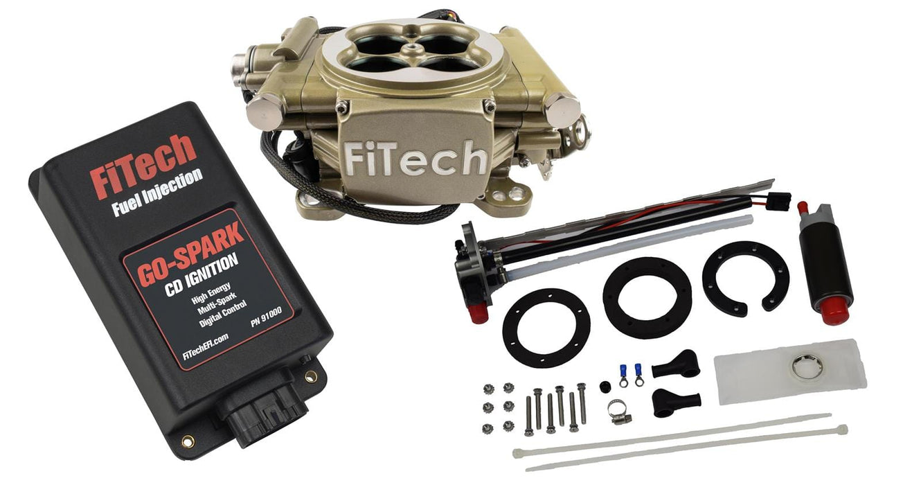 FiTech Fuel Injection FiTech Easy Street 600 HP EFI System/Go-Spark Fuel Injection Master Kits 93605 Autofit