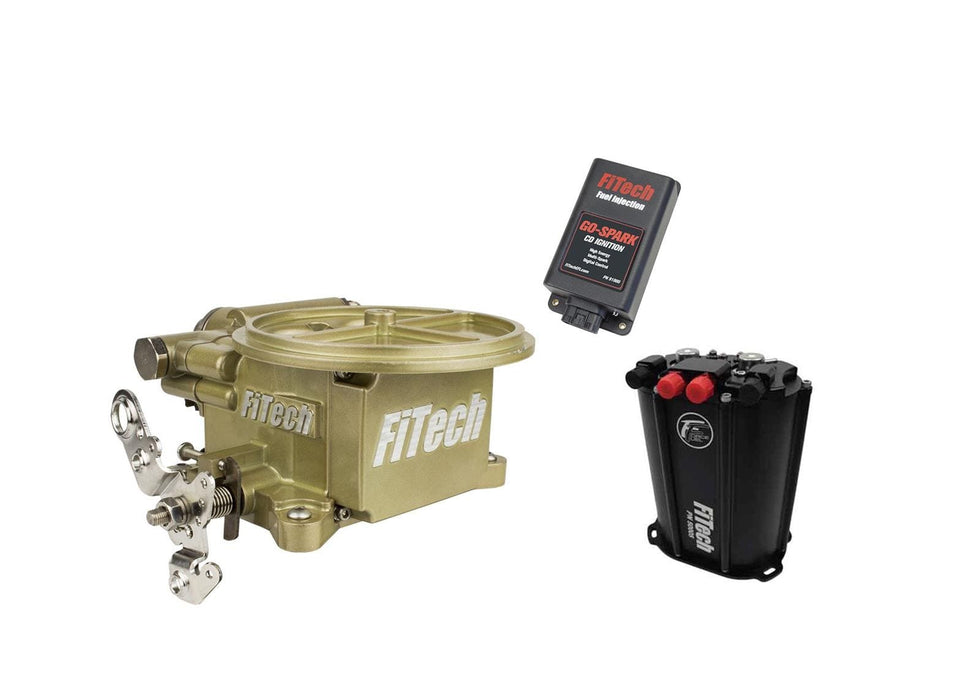 FiTech Fuel Injection FiTech Go EFI 2-Barrel 400 HP Force Fuel/Go-Spark Fuel Injection Master Kits 93559 Autofit