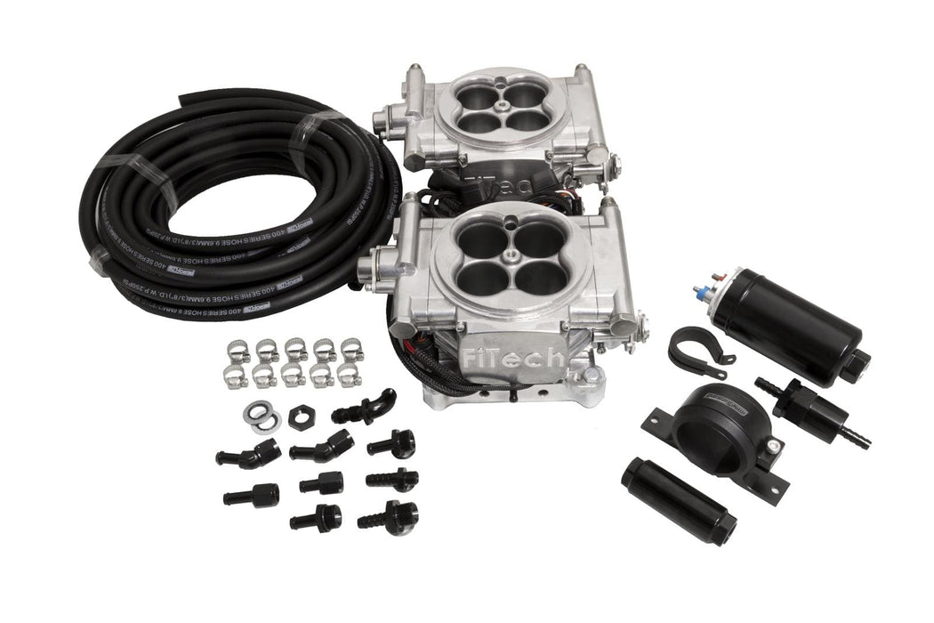 FiTech Fuel Injection FiTech Go EFI 2x4 625 HP System Fuel Injection Master Kits 31061 Autofit