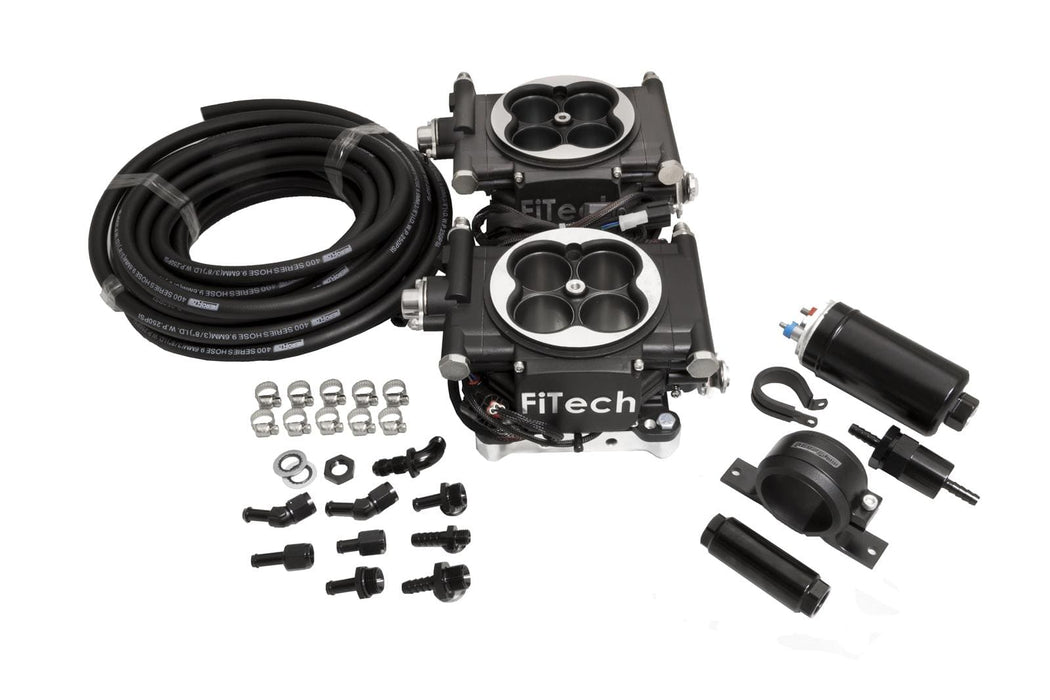 FiTech Fuel Injection FiTech Go EFI 2x4 625 HP System Fuel Injection Master Kits 31062 Autofit