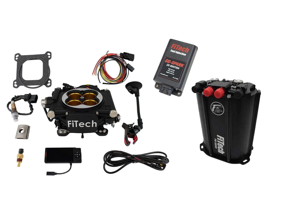 FiTech Fuel Injection FiTech Go EFI 2x4 PA 1200 HP System Force Fuel Injection Master Kits 93545 Autofit