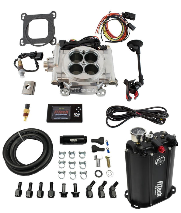 FiTech Fuel Injection FiTech Go EFI 4 600 HP Fuel Injection Systems with Force Fuel Systems 35201 Autofit