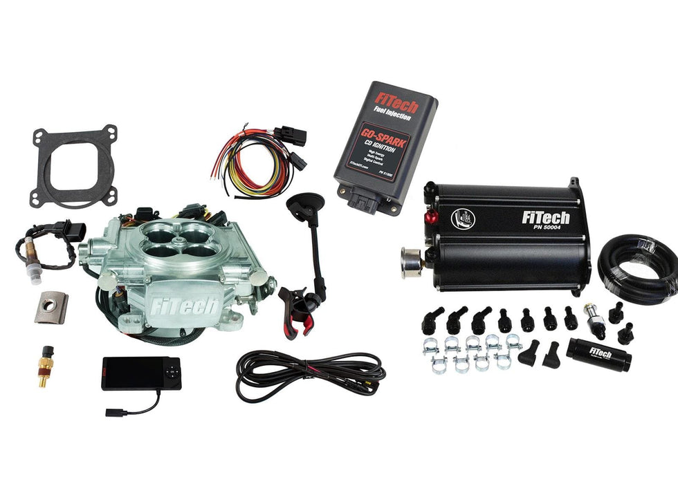 FiTech Fuel Injection FiTech Go EFI 4 600 HP Fuel Injection Systems with Force Fuel Systems 93506 Autofit