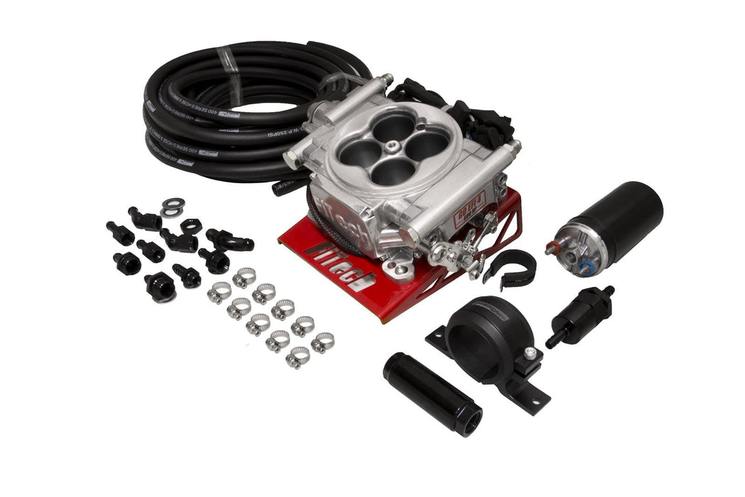 FiTech Fuel Injection FiTech Go EFI 4 600 HP Self-Tuning Fuel Injection Systems 31001 Autofit