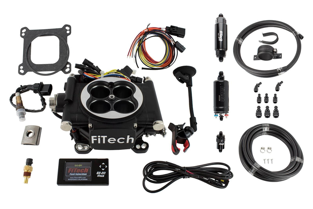 FiTech Fuel Injection FiTech Go EFI 4 600 HP Self-Tuning Fuel Injection Systems 31002 Autofit
