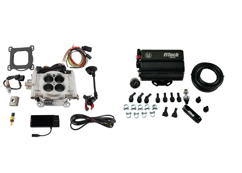 FiTech Fuel Injection FiTech Go EFI 4 600 HP Self-Tuning Fuel Injection Systems 35501 Autofit