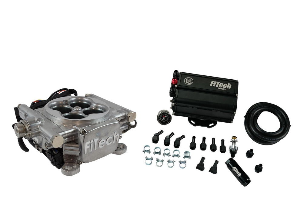 FiTech Fuel Injection FiTech Go EFI 4 600 HP Self-Tuning Fuel Injection Systems 35501 Autofit
