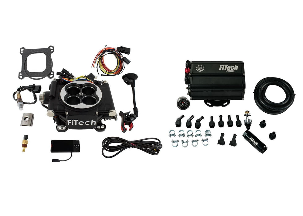 FiTech Fuel Injection FiTech Go EFI 4 600 HP Self-Tuning Fuel Injection Systems 35502 Autofit