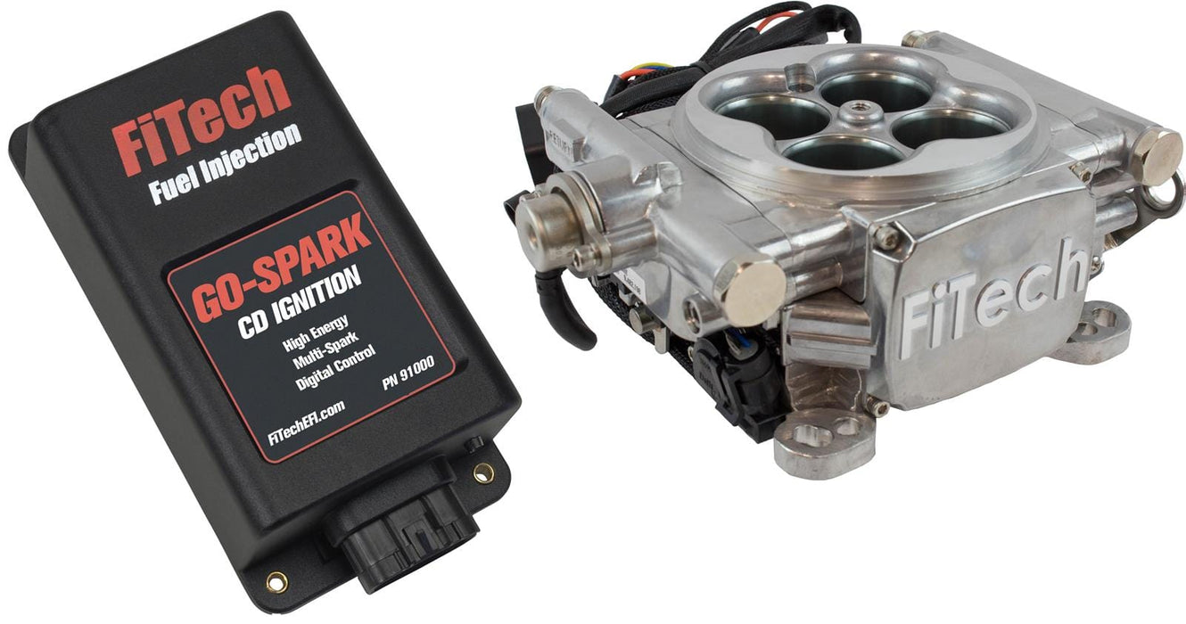 FiTech Fuel Injection FiTech Go EFI 4 600 HP Self-Tuning Fuel Injection Systems 93001 Autofit