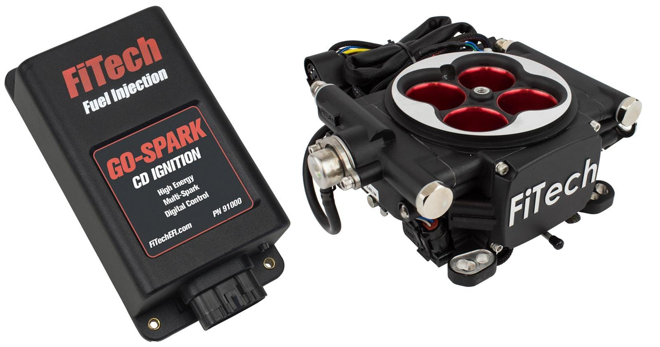 FiTech Fuel Injection FiTech Go EFI 4 600 HP Self-Tuning Fuel Injection Systems 93004 Autofit