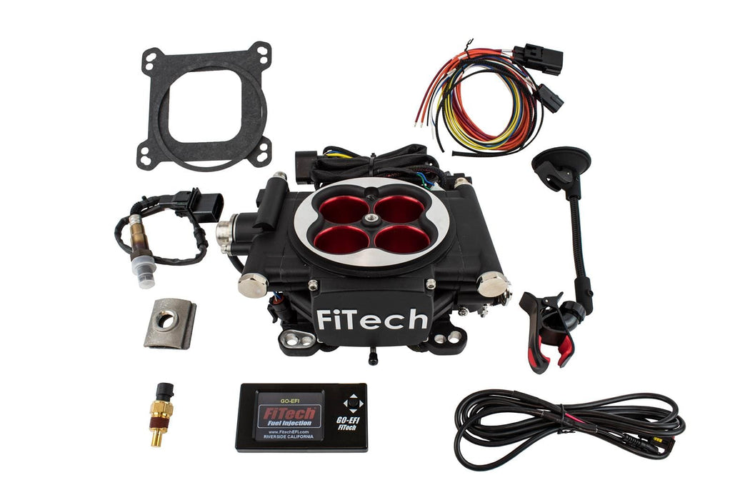 FiTech Fuel Injection FiTech Go EFI 4 Power Adder 600 HP Self-Tuning Fuel Injection Systems 30004 Autofit