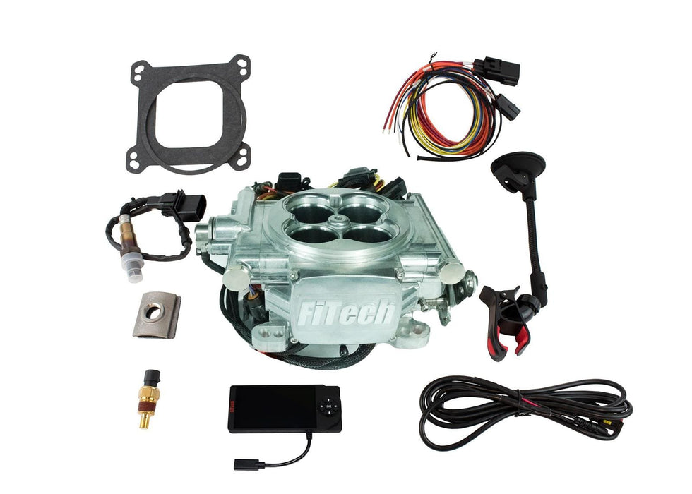 FiTech Fuel Injection FiTech Go EFI 4 Power Adder 600 HP Self-Tuning Fuel Injection Systems 30006 Autofit