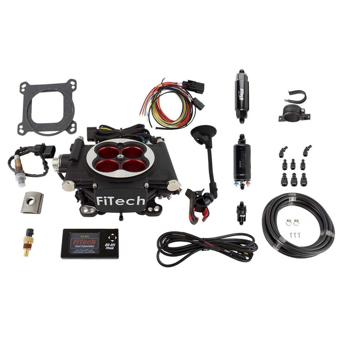 FiTech Fuel Injection FiTech Go EFI 4 Power Adder 600 HP Self-Tuning Fuel Injection Systems 31004 Autofit