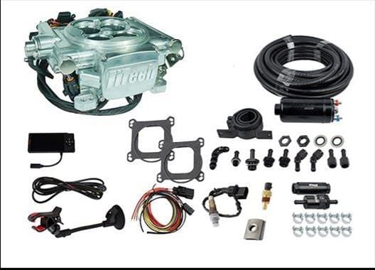 FiTech Fuel Injection FiTech Go EFI 4 Power Adder 600 HP Self-Tuning Fuel Injection Systems 31006 Autofit