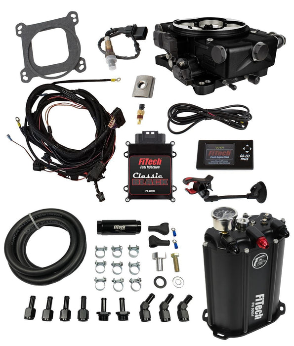 FiTech Fuel Injection FiTech Go EFI Classic 550 HP Fuel Injection Systems with Force Fuel Systems 35221 Autofit