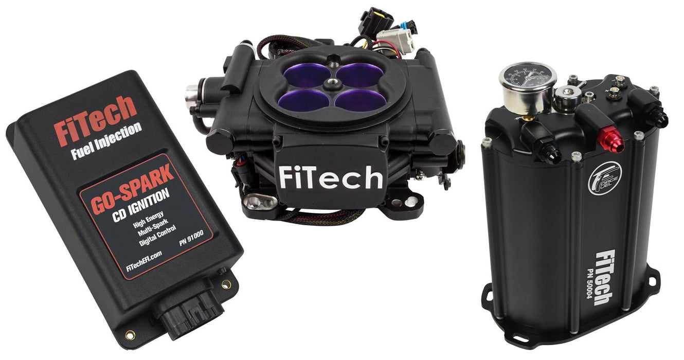 FiTech Fuel Injection FiTech Go EFI Classic 550 HP Fuel Injection Systems with Force Fuel Systems 93521 Autofit