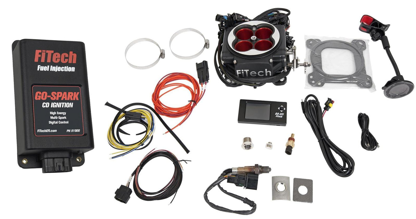 FiTech Fuel Injection FiTech Go Port EFI Standalone Systems with Go-Spark CD Ignition 93014 Autofit