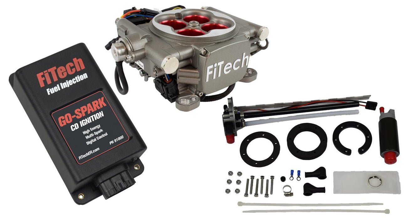 FiTech Fuel Injection FiTech Go Street 400 HP Self-Tuning Fuel Injection Systems with Go Fuel In-Tank Modules 93603 Autofit