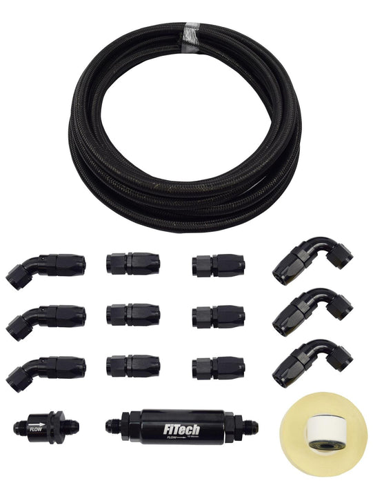 FiTech Fuel Injection FiTech Stainless Steel Fuel Line Kits 51002 Autofit