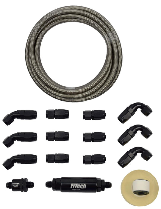 FiTech Fuel Injection FiTech Stainless Steel Fuel Line Kits 51003 Autofit