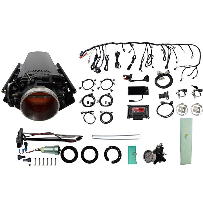 FiTech Fuel Injection FiTech Ultimate LS EFI 1,000 HP Fuel Injection Systems with Go Fuel In-Tank Module 76133 Autofit