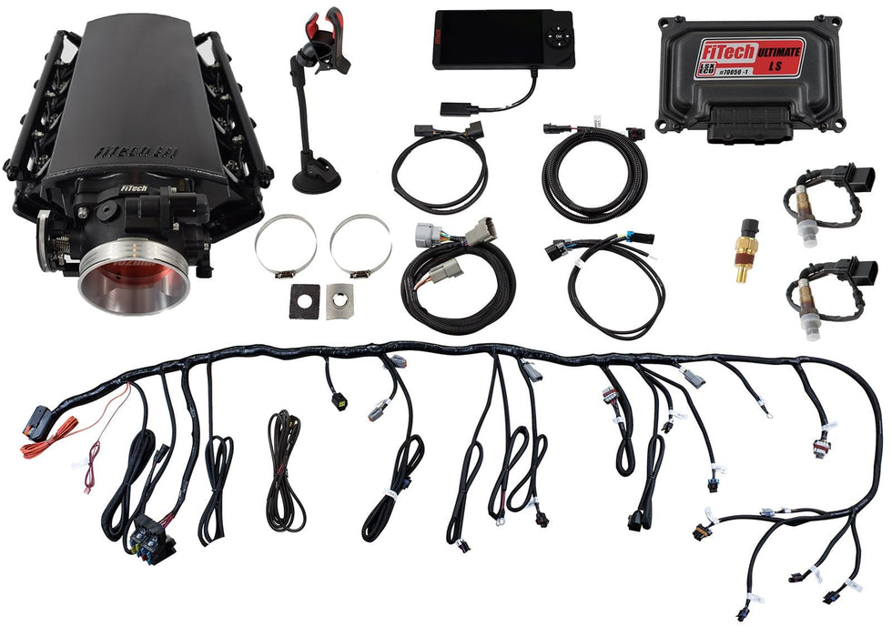 FiTech Fuel Injection FiTech Ultimate LS EFI 500 HP Fuel Injection Systems 70001 Autofit
