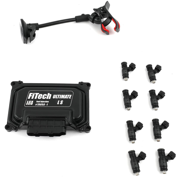 FiTech Fuel Injection FiTech Ultimate LS EFI 500 HP Fuel Injection Systems 70002 Autofit