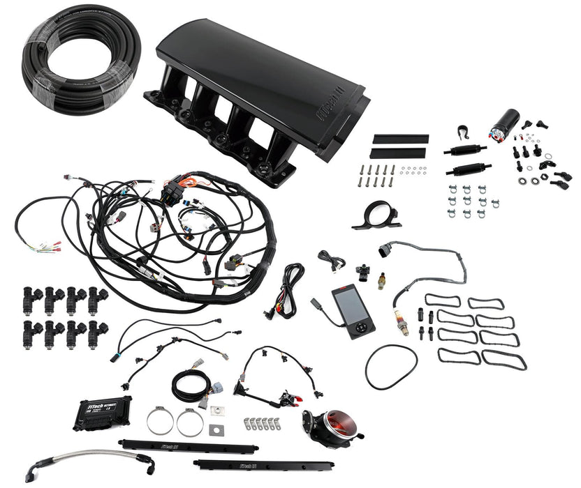 FiTech Fuel Injection FiTech Ultimate LS EFI 500 HP Fuel Injection Systems 71002 Autofit