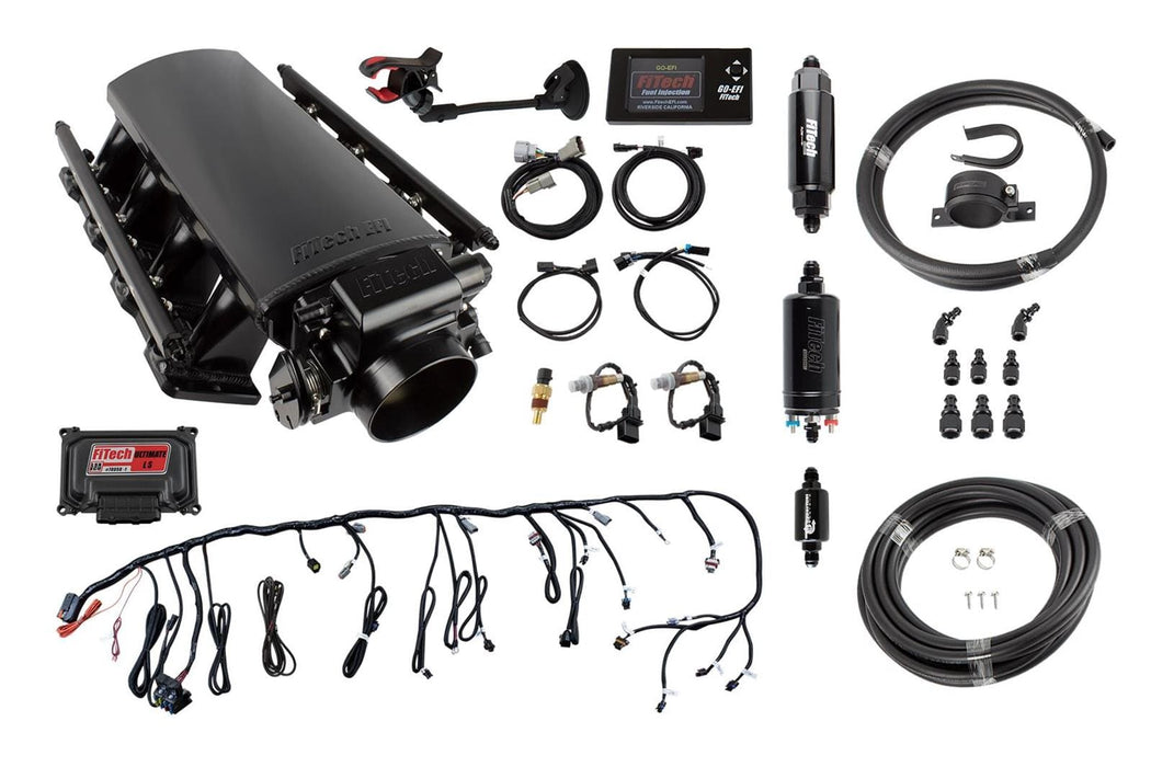 FiTech Fuel Injection FiTech Ultimate LS EFI 500 HP Fuel Injection Systems 71016 Autofit