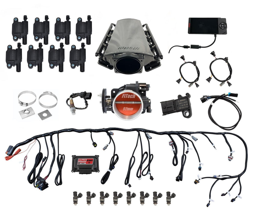 FiTech Fuel Injection FiTech Ultimate LS EFI 500 HP Fuel Injection Systems 78011 Autofit