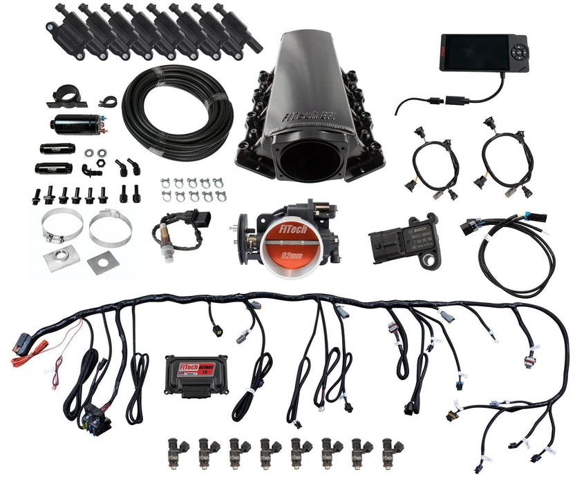 FiTech Fuel Injection FiTech Ultimate LS EFI 500 HP Fuel Injection Systems 78101 Autofit