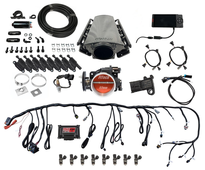 FiTech Fuel Injection FiTech Ultimate LS EFI 500 HP Fuel Injection Systems 78111 Autofit