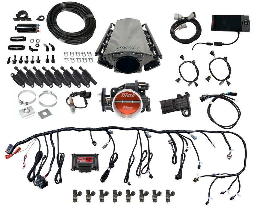FiTech Fuel Injection FiTech Ultimate LS EFI 500 HP Fuel Injection Systems 78112 Autofit