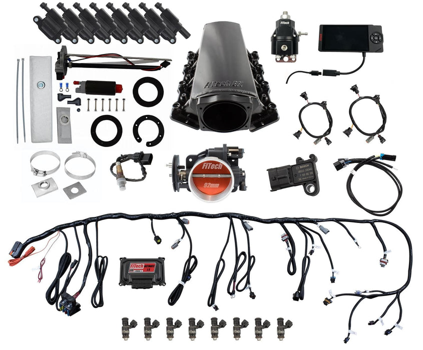FiTech Fuel Injection FiTech Ultimate LS EFI 500 HP Fuel Injection Systems 78601 Autofit