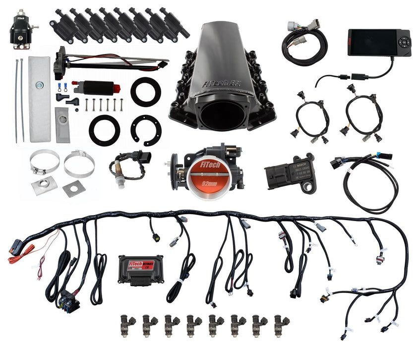 FiTech Fuel Injection FiTech Ultimate LS EFI 500 HP Fuel Injection Systems 78602 Autofit